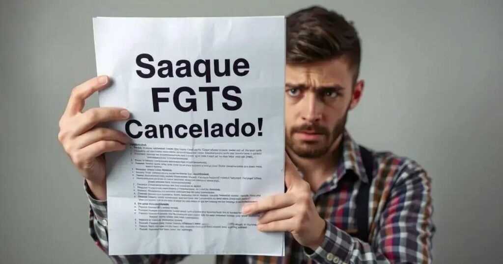 Meu saque FGTS foi cancelado: como resolver o problema